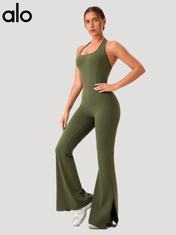 Alo Yoga Airbrush High-Waist Flare Jumpsuit
