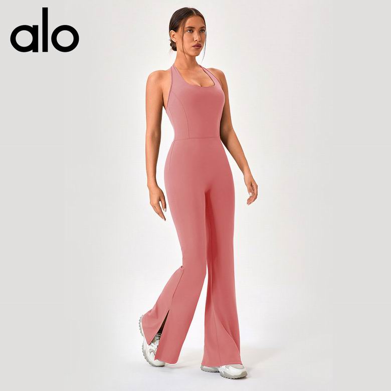 Alo Yoga Airbrush High-Waist Flare Jumpsuit
