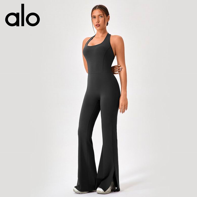 Alo Yoga Airbrush High-Waist Flare Jumpsuit