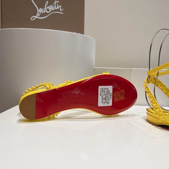 Christian Louboutin Studded Flat Sandals