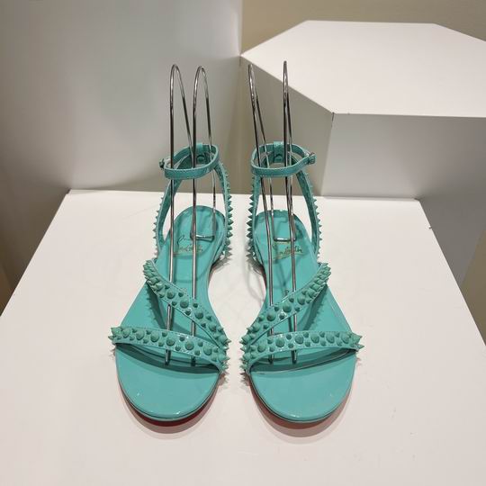 Christian Louboutin Studded Flat Sandals