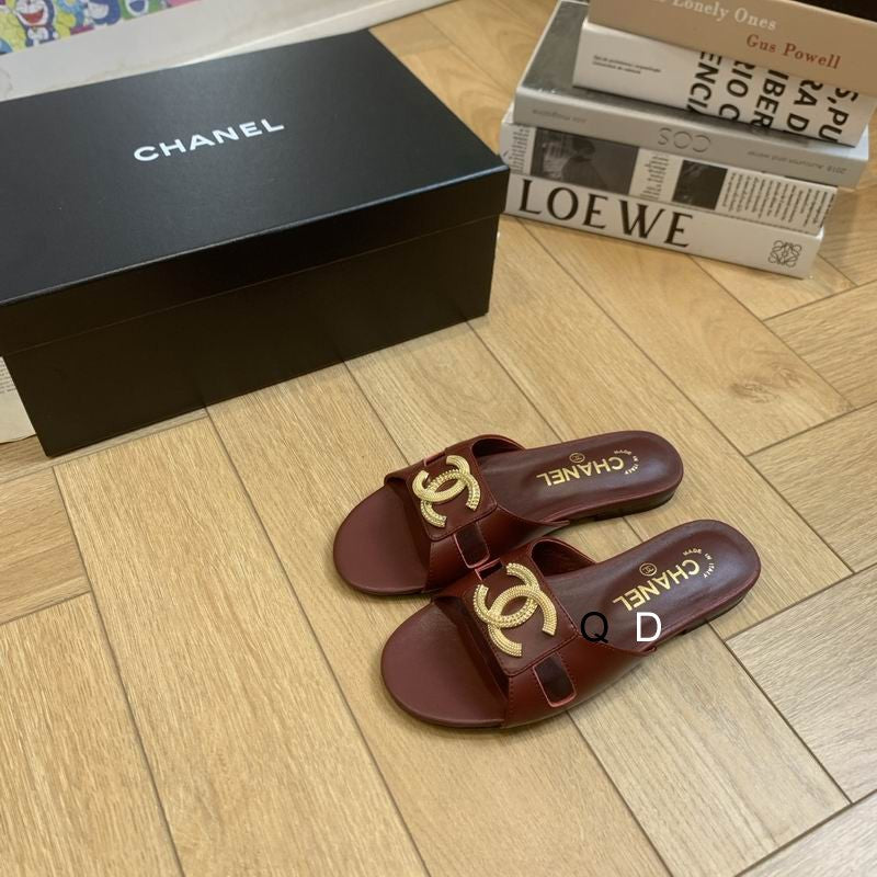 Chanel Signature Slide Sandals