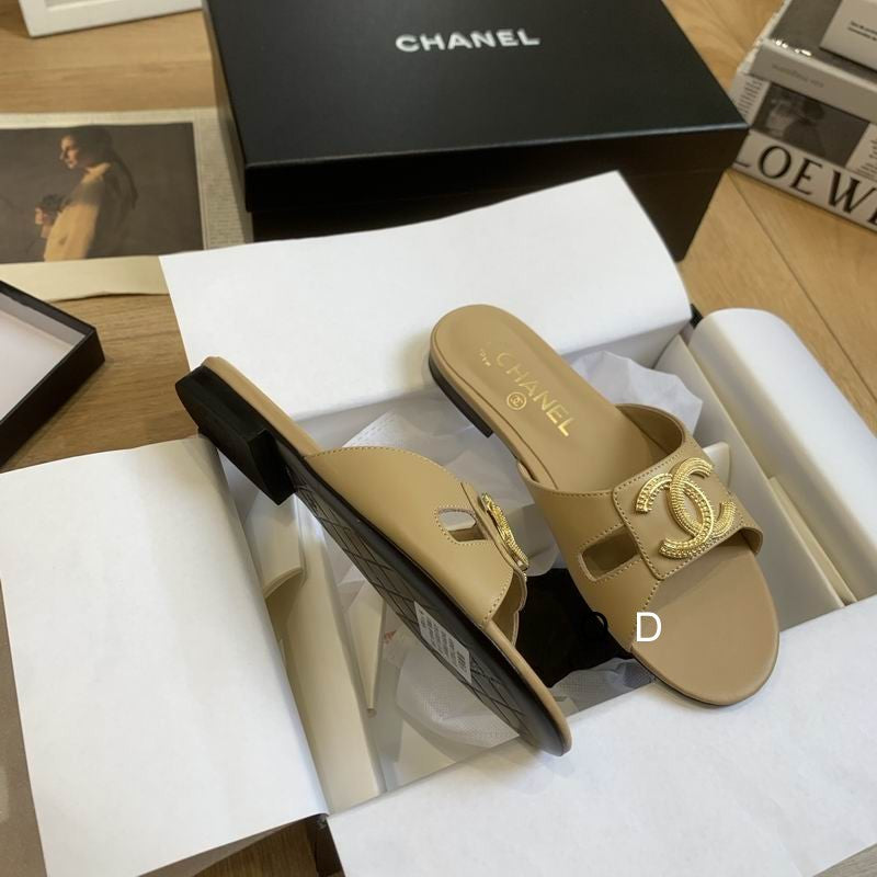 Chanel Signature Slide Sandals