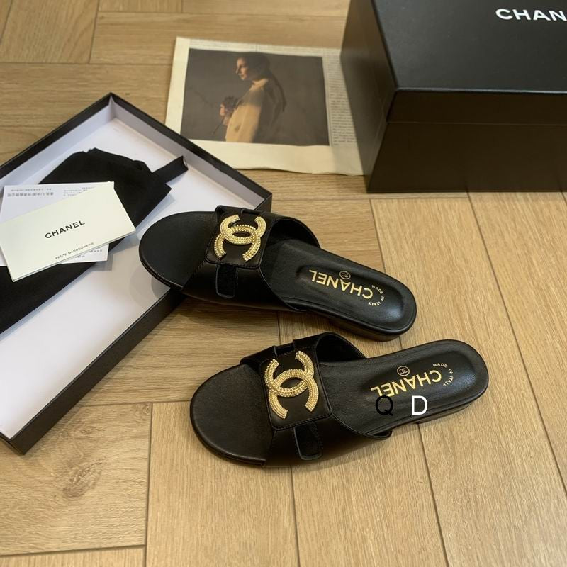 Chanel Signature Slide Sandals