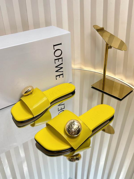 Loewe Signature Medallion Slides