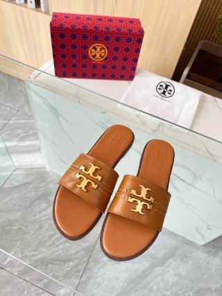 Tory Burch Logo Slide Sandals