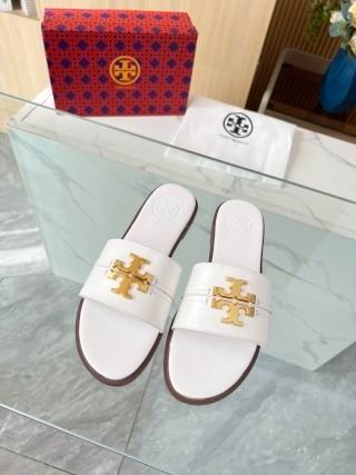 Tory Burch Logo Slide Sandals